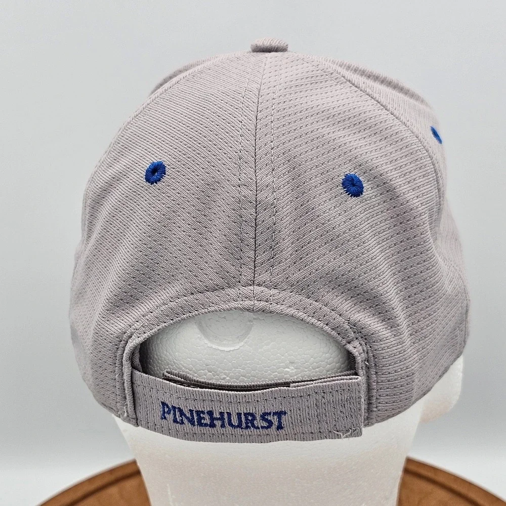 Pinehurst Resort 1895 Golf Hat Pukka Performance Gray Blue Putter Boy Adjustable